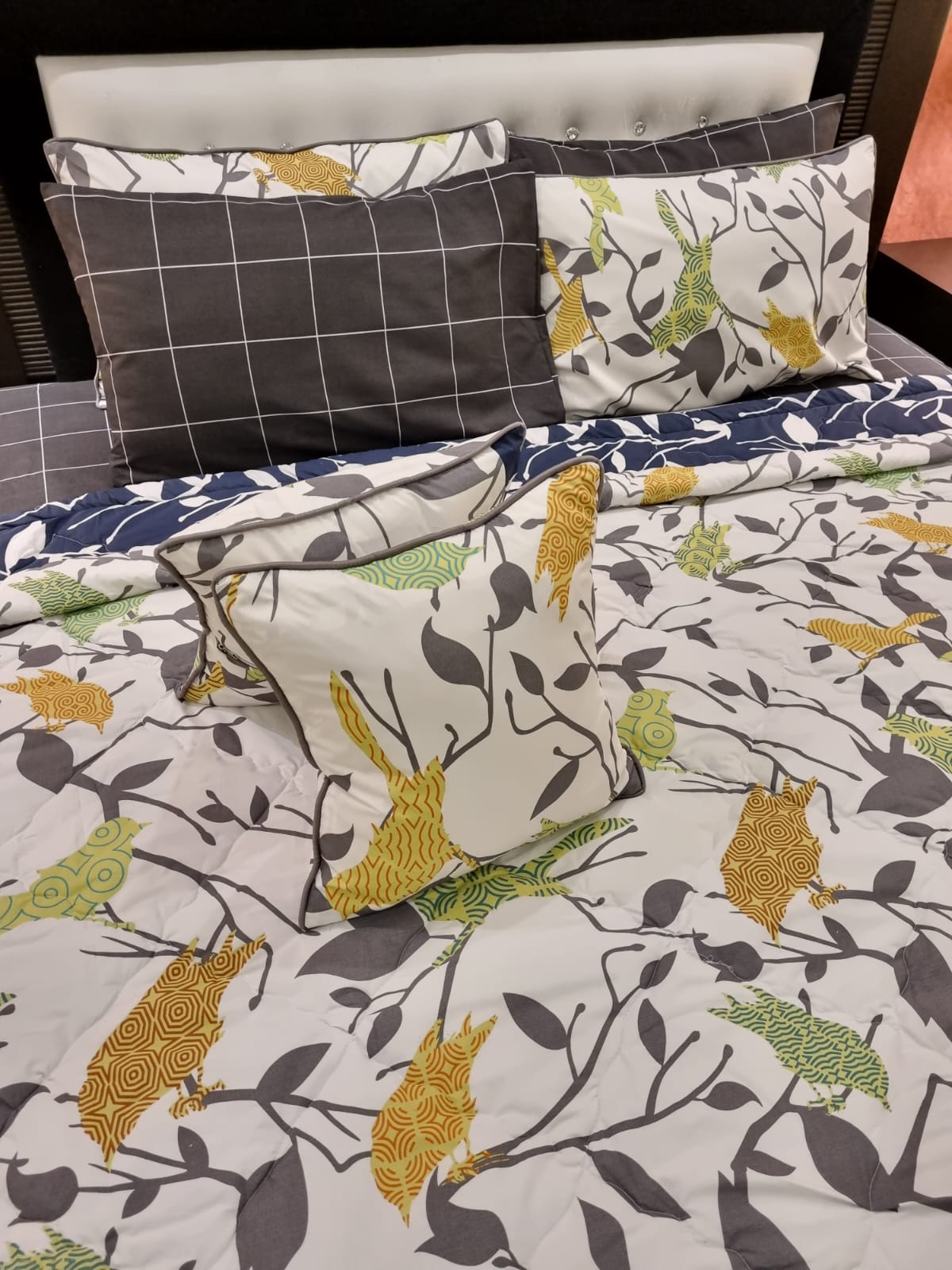 IV486 Cotton Comforter Set - Light Filling