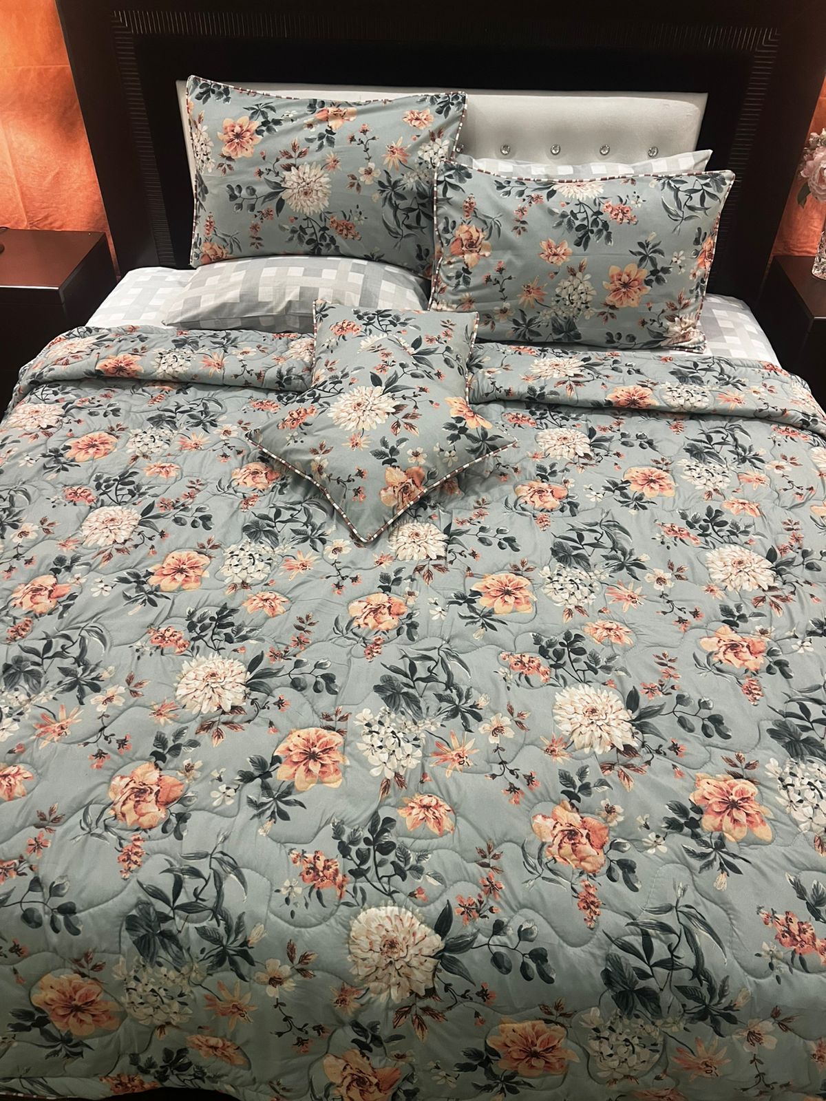 IV659 Cotton Comforter Set - Light Filling