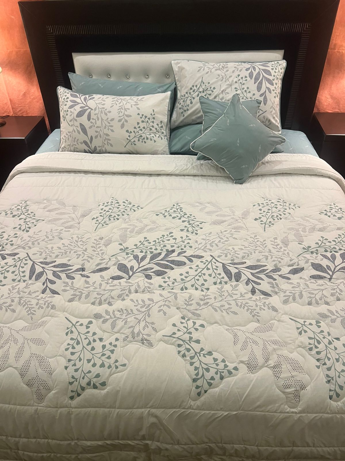 IV622 Cotton Comforter Set - Light Filling