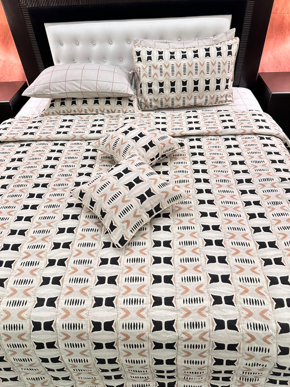 IV536 Cotton Comforter Set - Light Filling