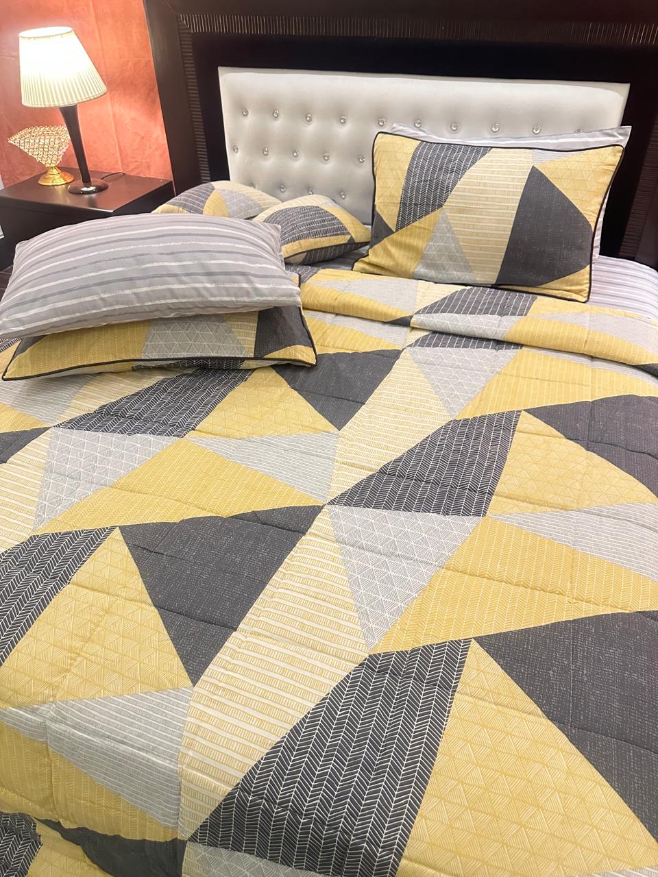 IV553 Cotton Comforter Set - Light Filling