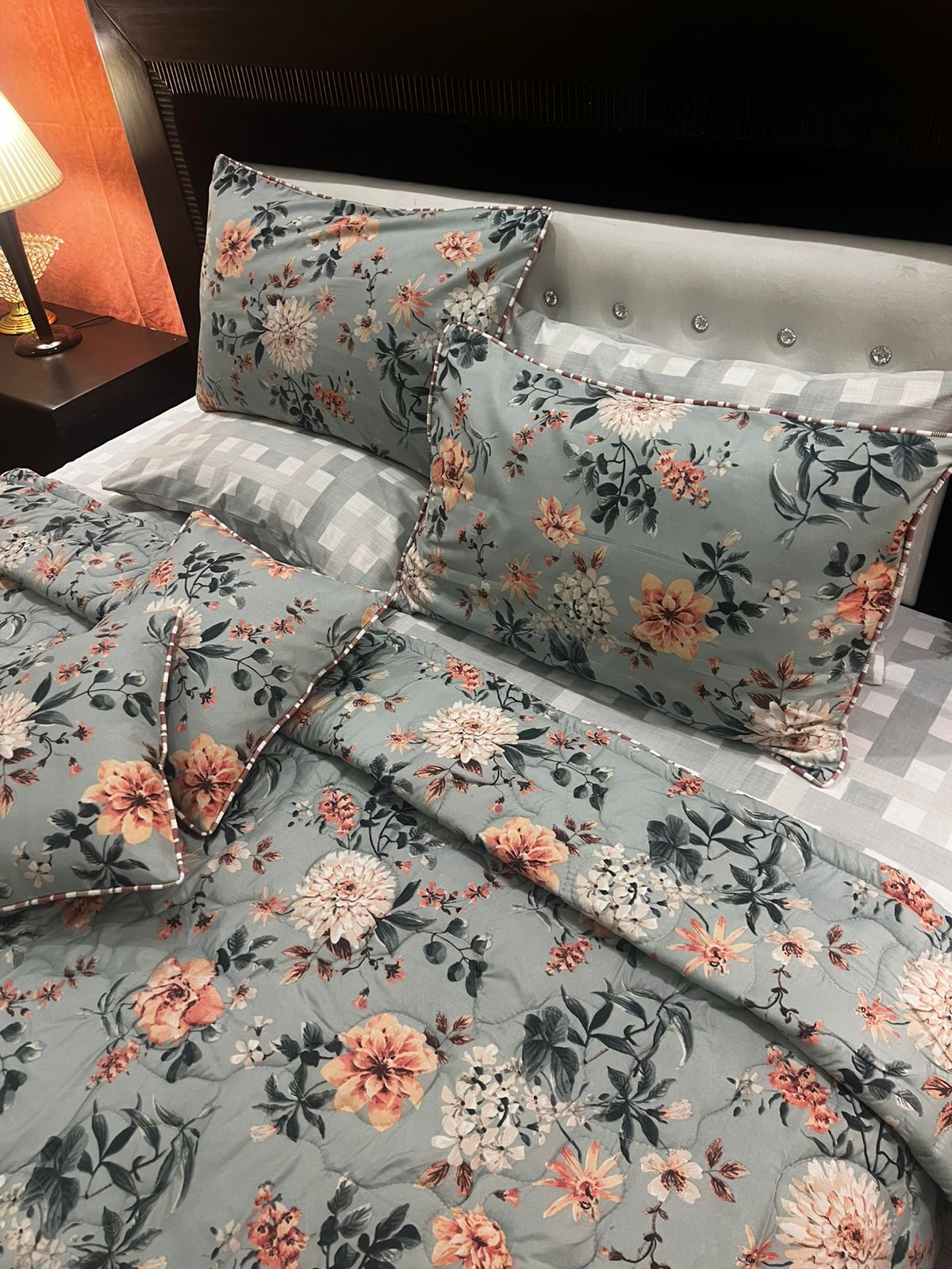 IV659 Cotton Comforter Set - Light Filling