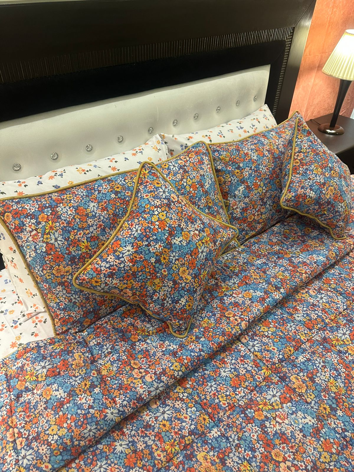IV595 Cotton Comforter Set - Light Filling