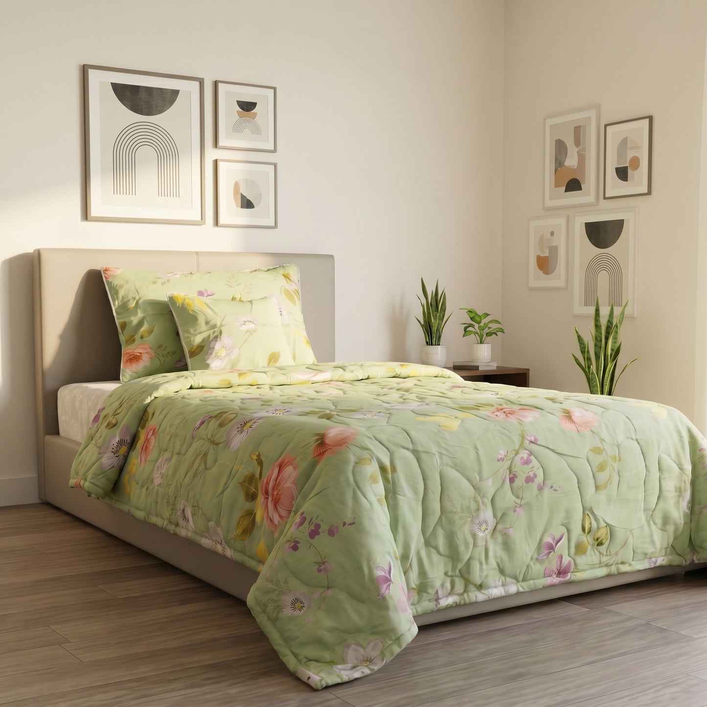 IVK01 Cotton Single Size Comforter Set