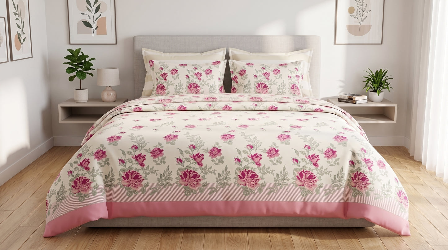 IV945 Cotton Duvet Cover Set - Without Filling