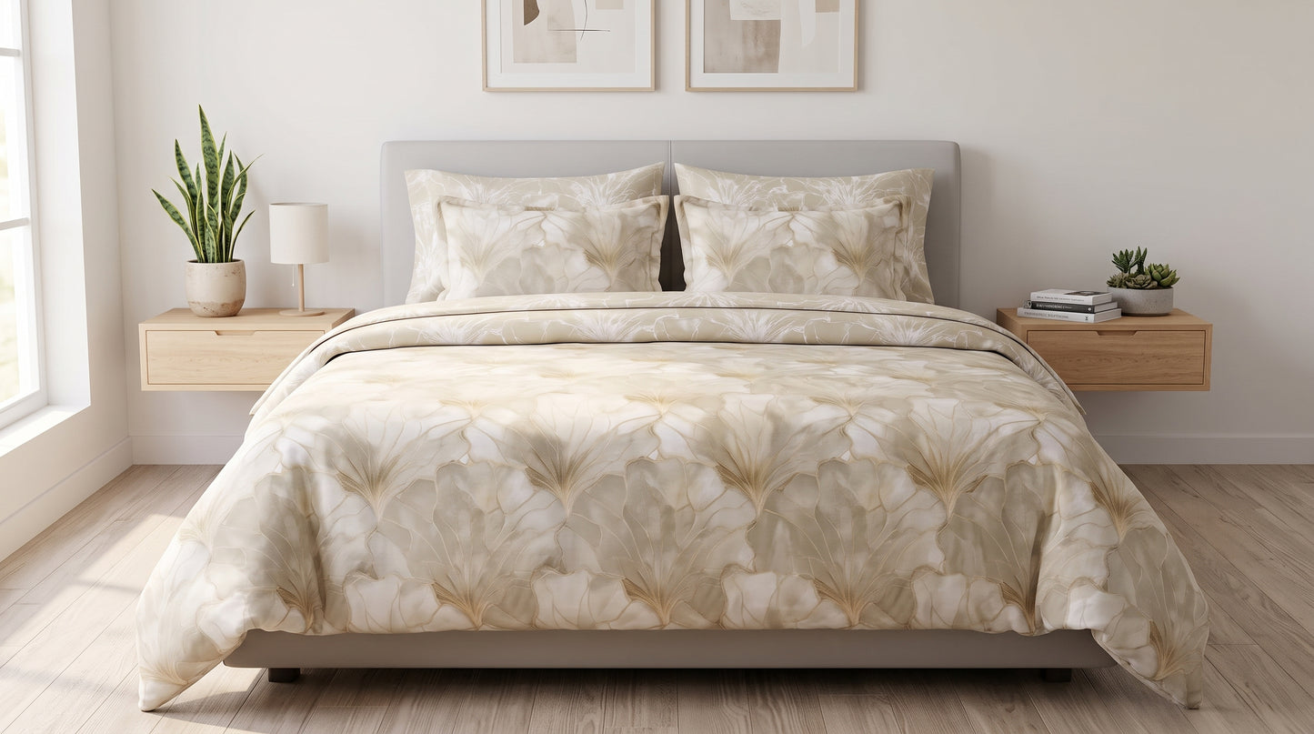 IV949 Cotton Comforter Set - Light Filling
