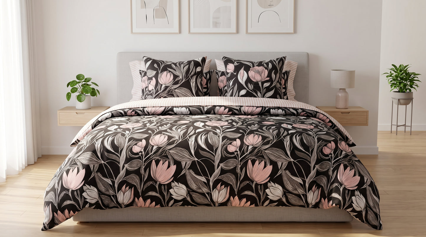IV946 Cotton Comforter Set - Light Filling
