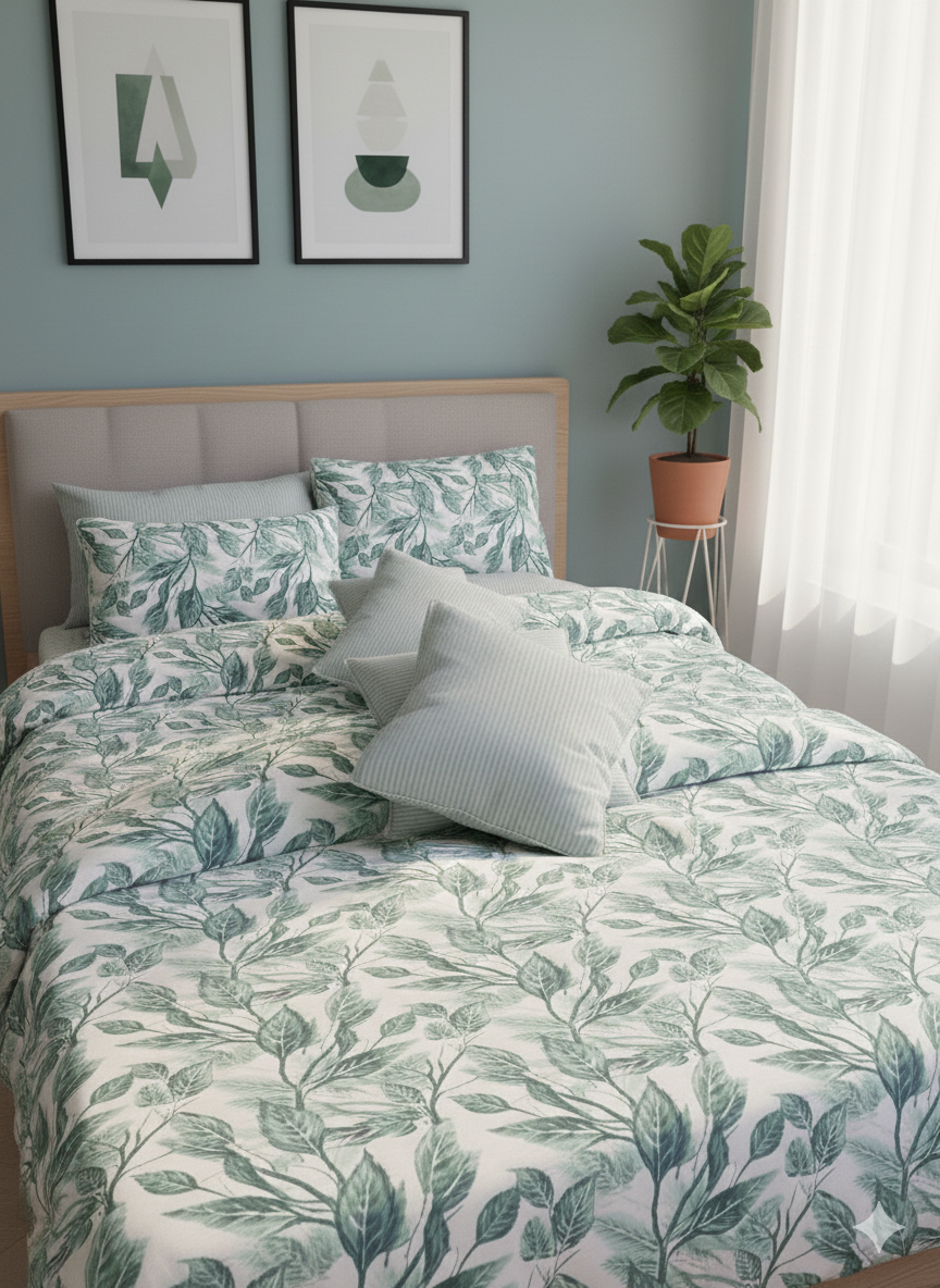 IV742 Cotton Duvet Cover Set - Without Filling