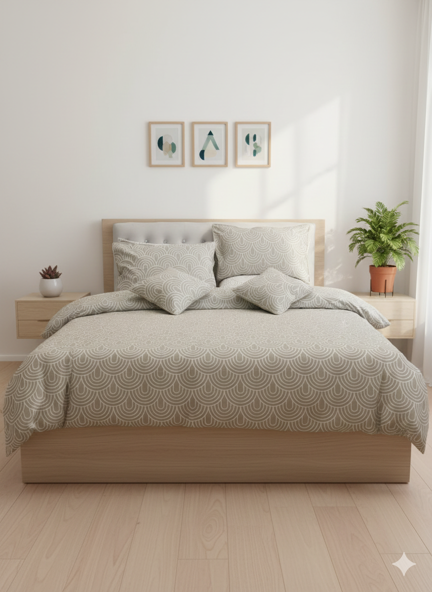 IV751 Cotton Duvet Cover Set - Without Filling