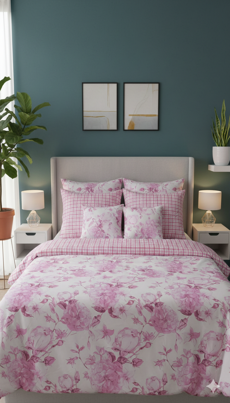 IV785 Cotton Duvet Cover Set - Without Filling