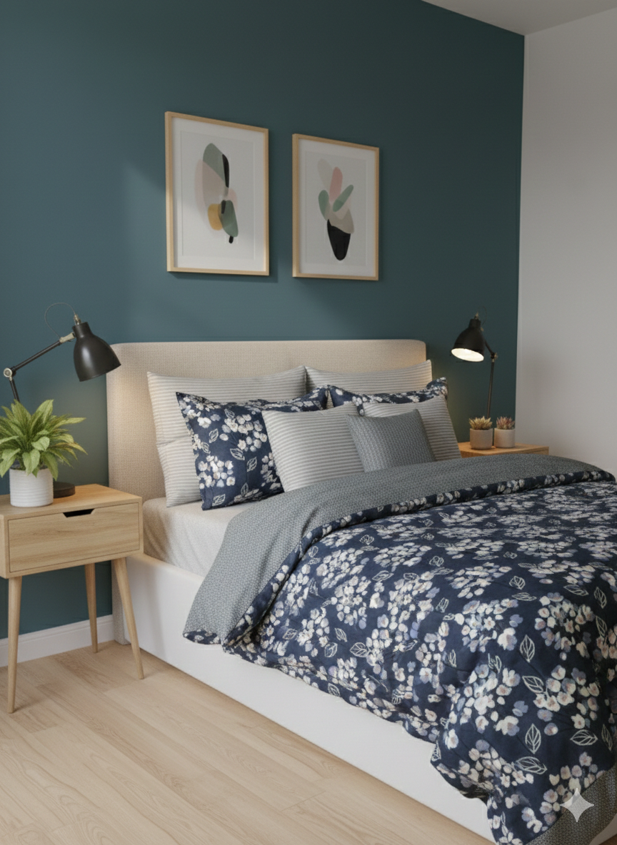 IV776 Cotton Duvet Cover Set - Without Filling