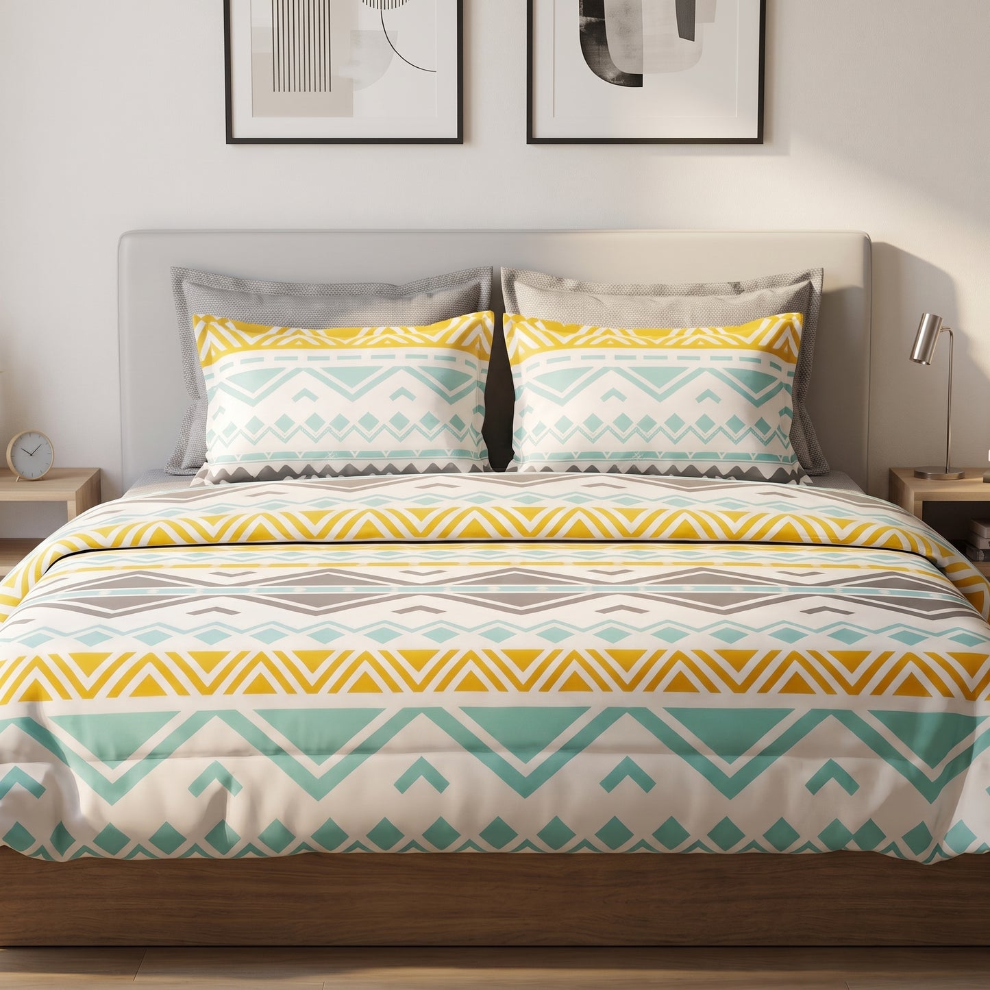 IV942 Cotton Comforter Set - Light Filling