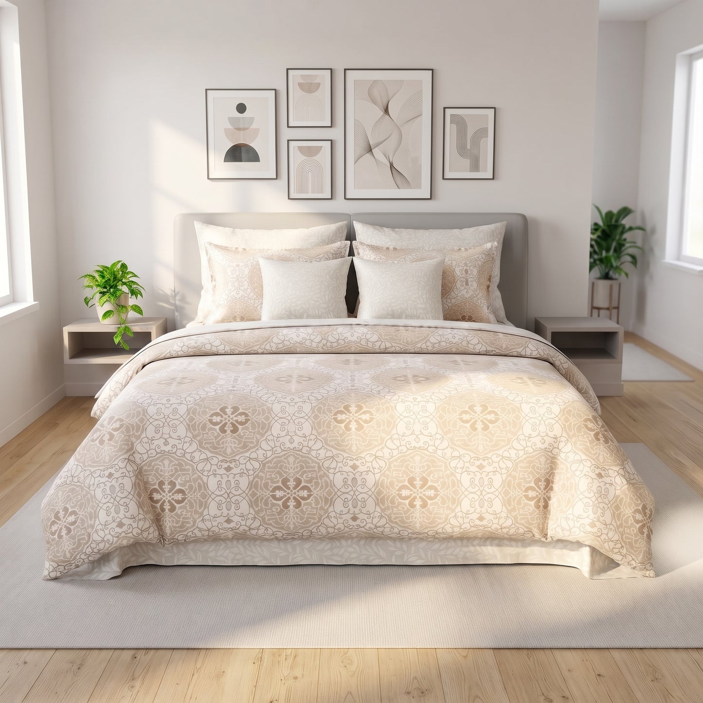 IV959 Cotton Duvet Cover Set - Without Filling