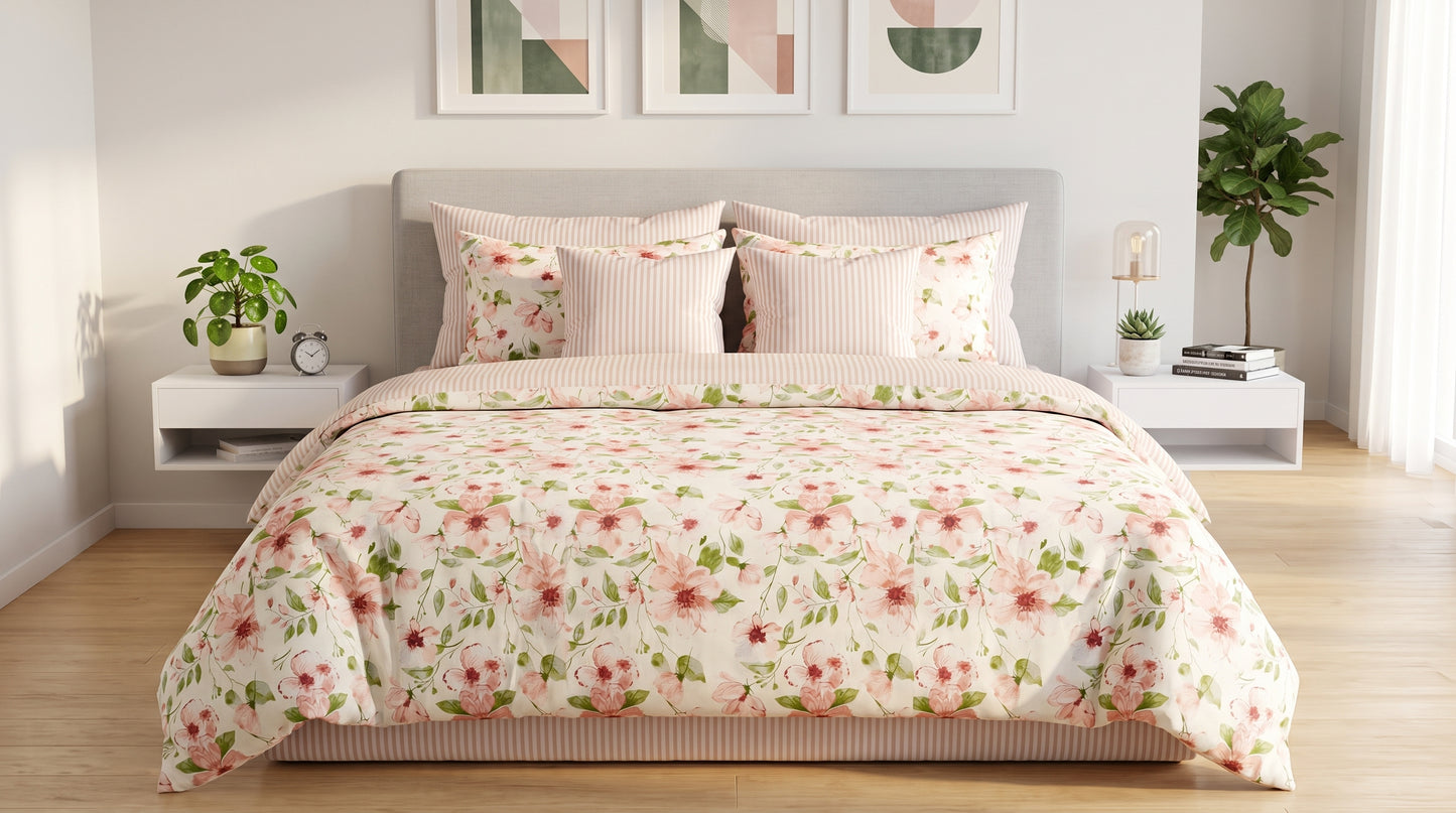 Whispering Peony Comforter Set