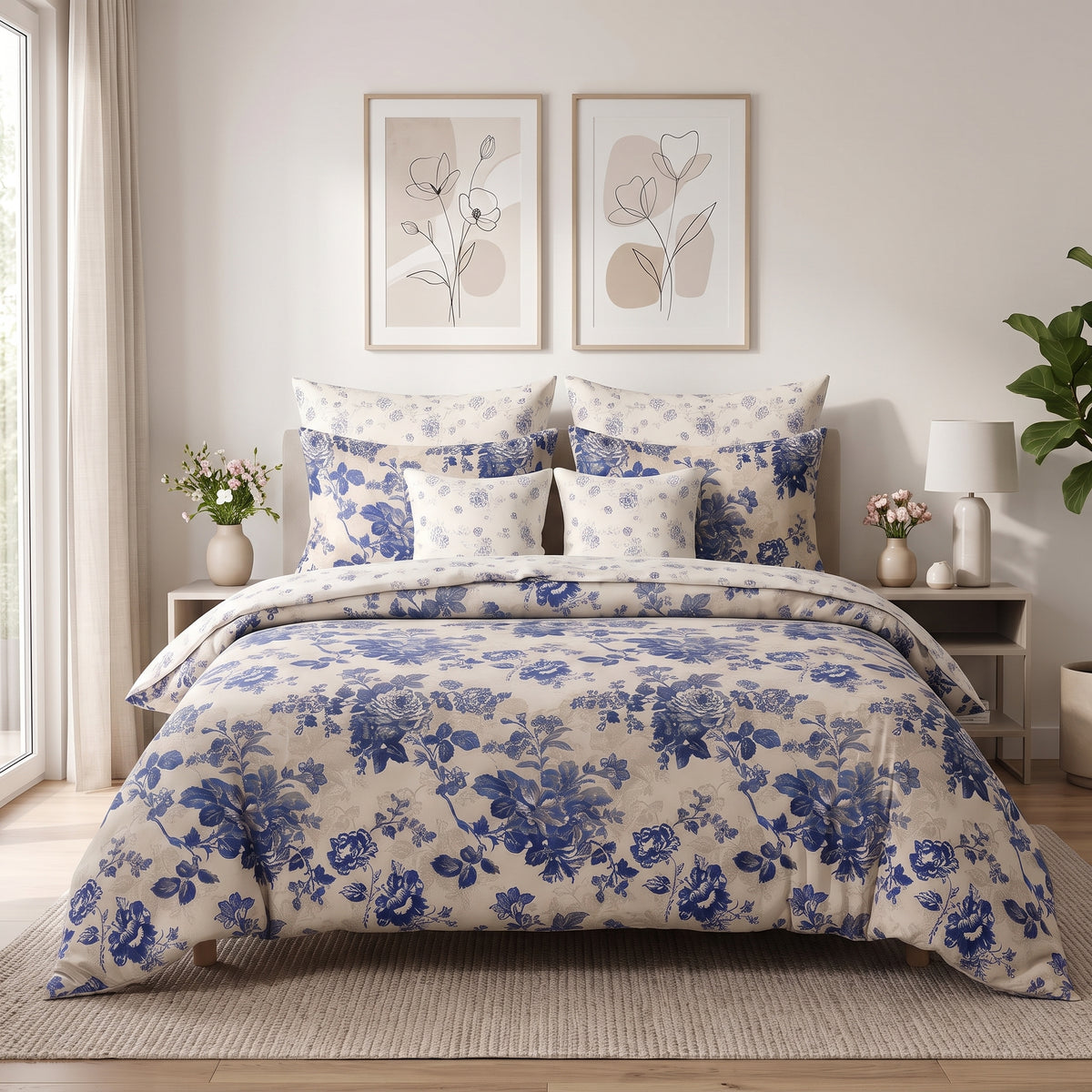 French Porcelain Comforter Set