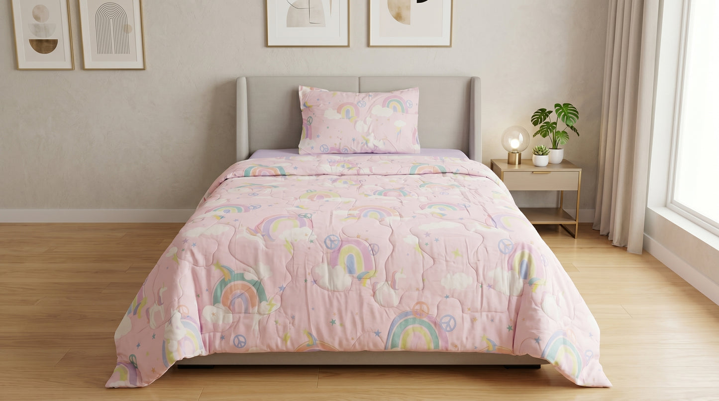 IVK04 Cotton Single Size Comforter Set