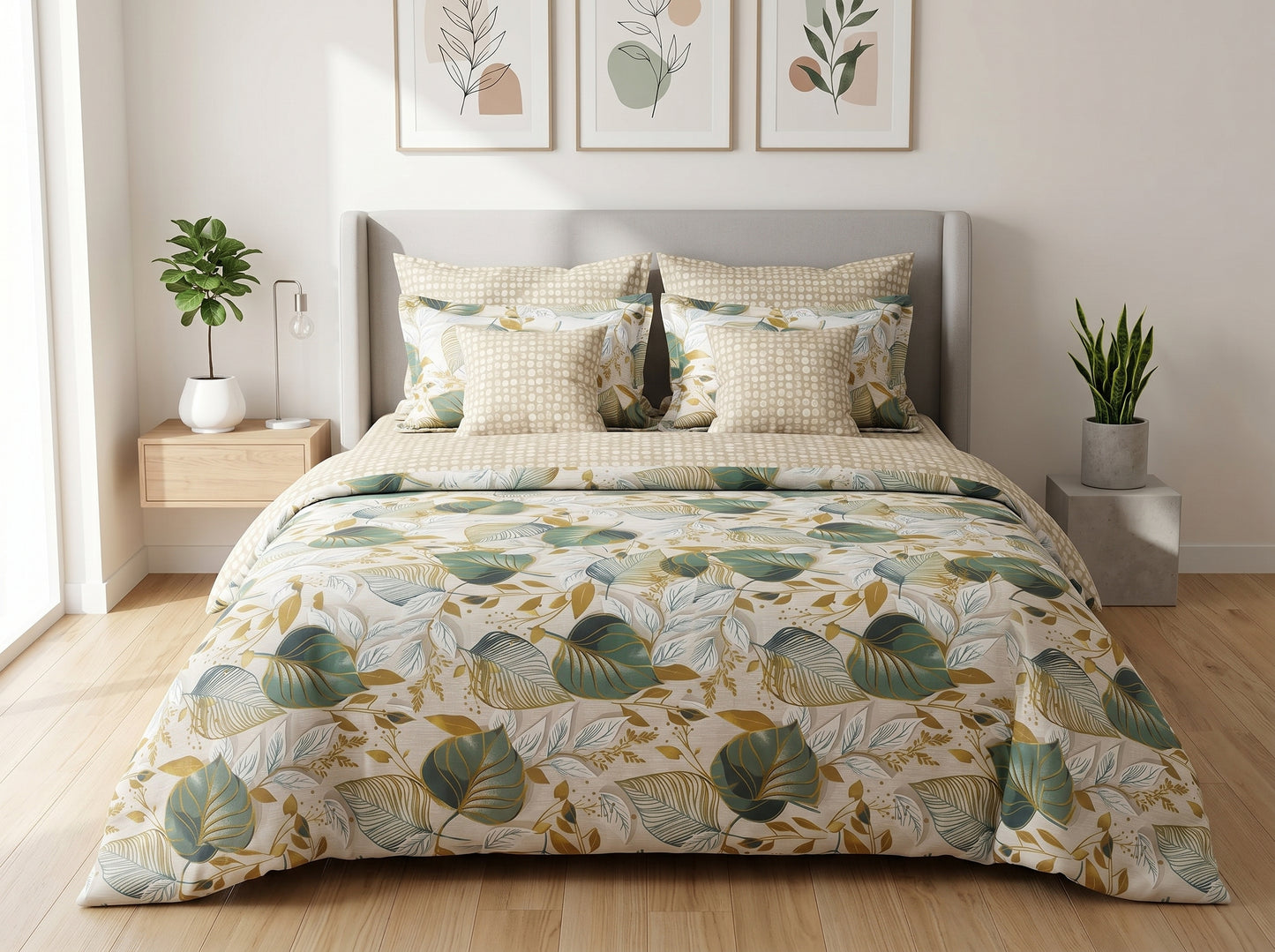 IV881 Cotton Duvet Cover Set - Without Filling