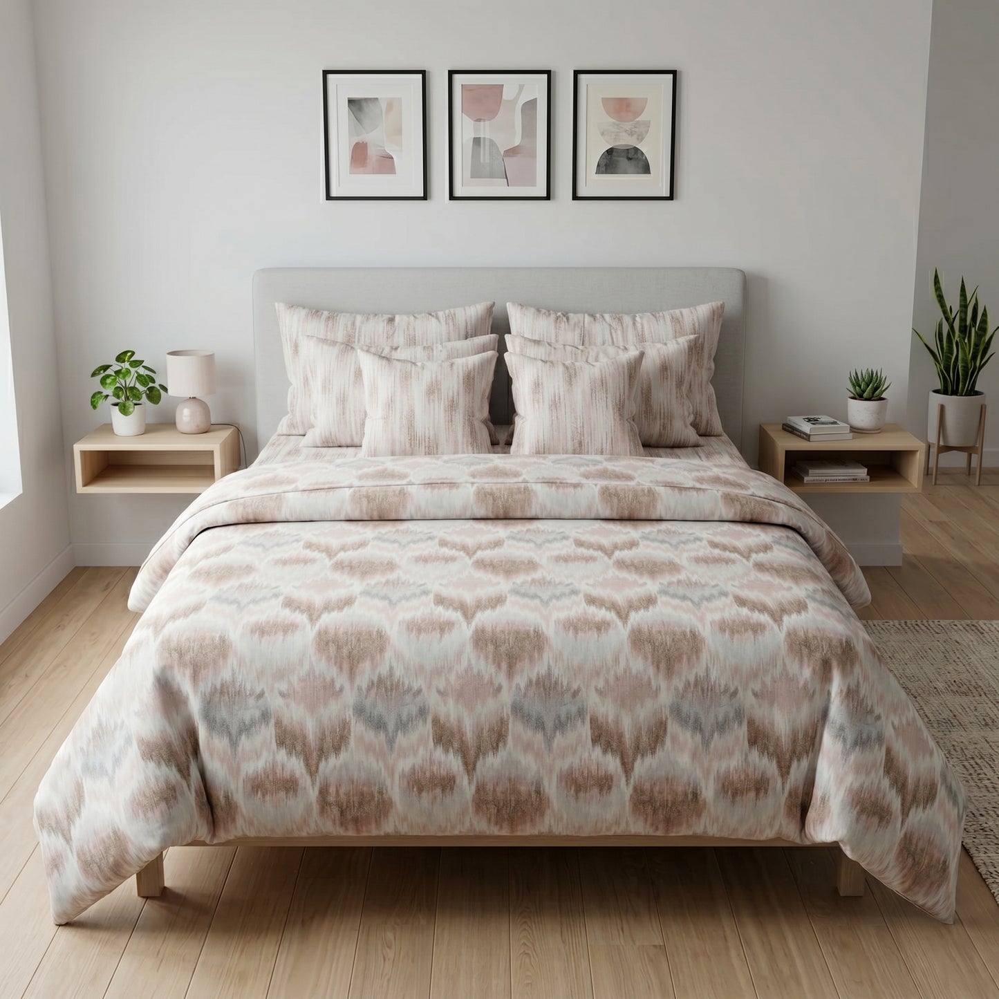 IV889 Cotton Comforter Set - Light Filling