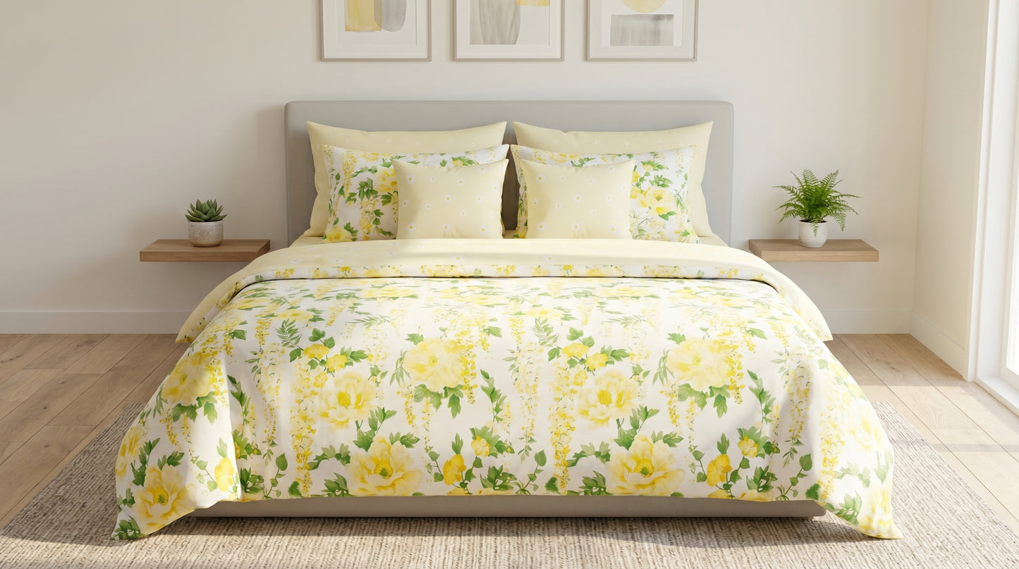 IV926 Cotton Comforter Set - Light Filling