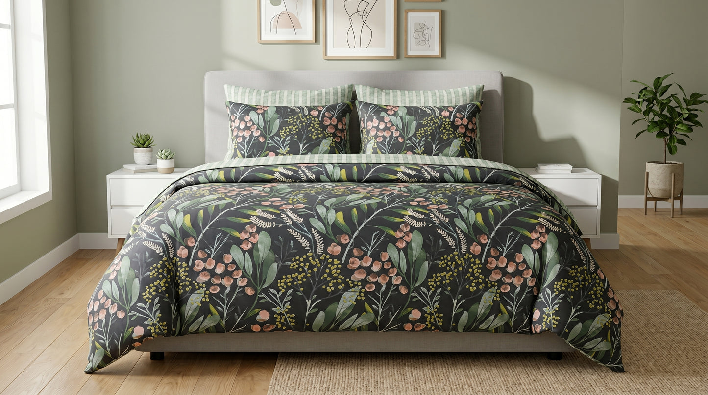 IV933 Cotton Comforter Set - Light Filling