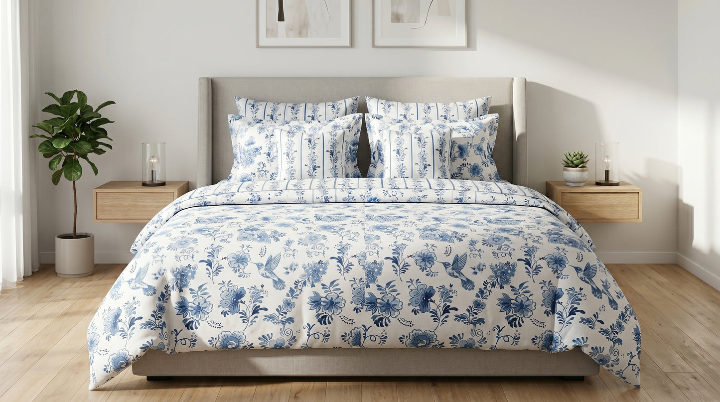 IV934 Cotton Comforter Set - Light Filling