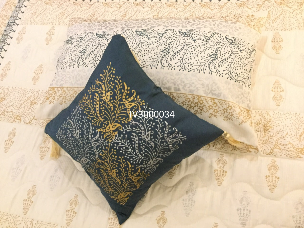 Ocean Breeze Block Print Bedding