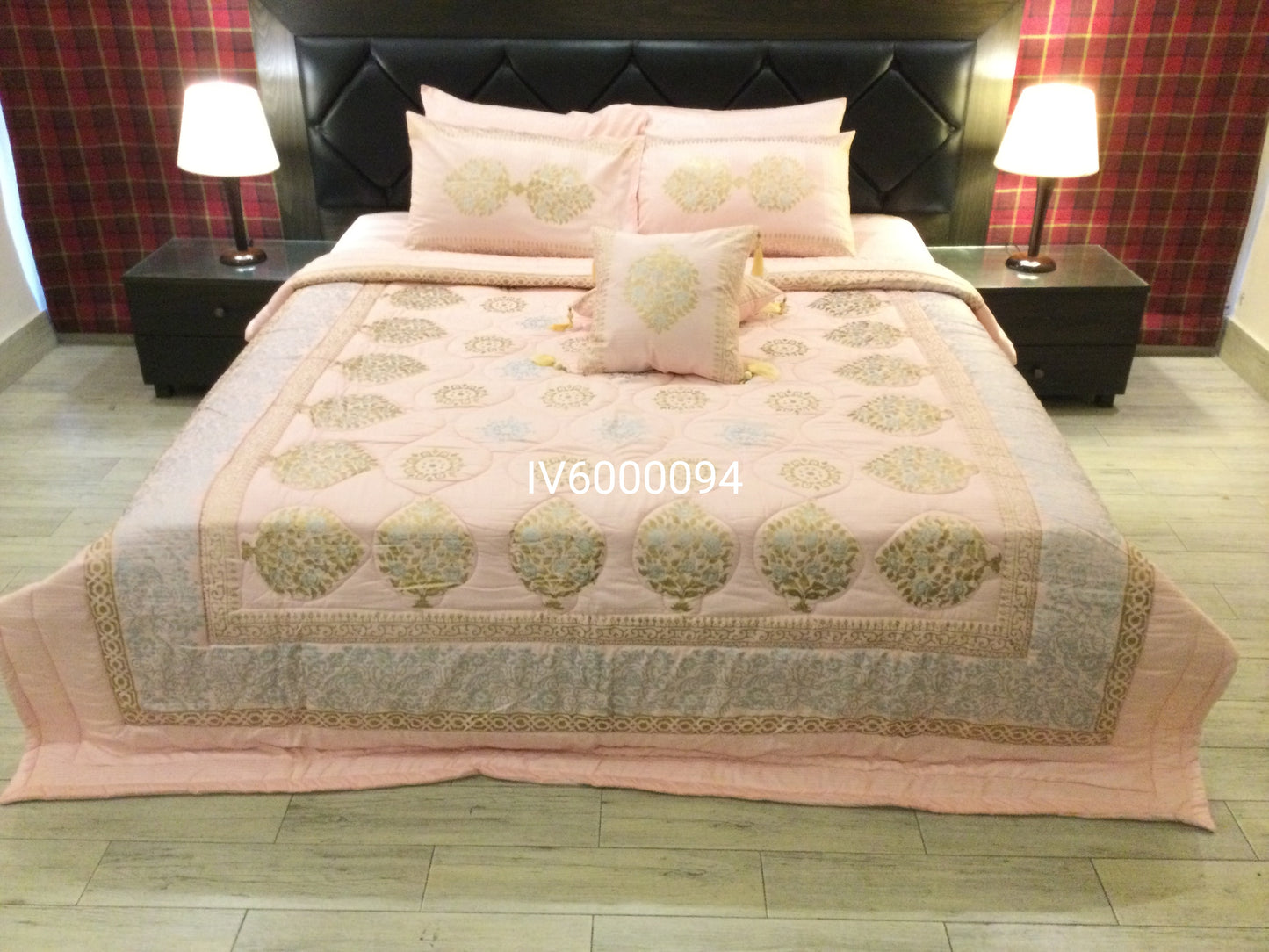 IV6000094 Luxury Block Print Bridal Set
