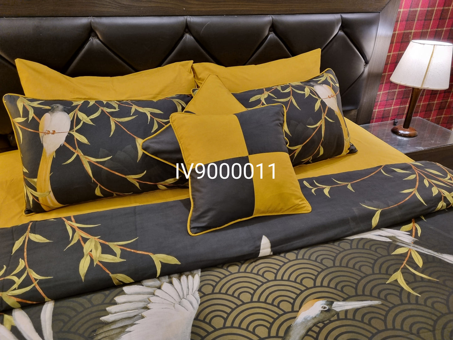 IV900011 Luxury Cotton Satin Comforter Set - Light Filling
