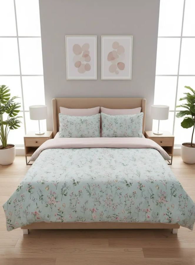 IV721 Cotton Duvet Cover Set - Without Filling