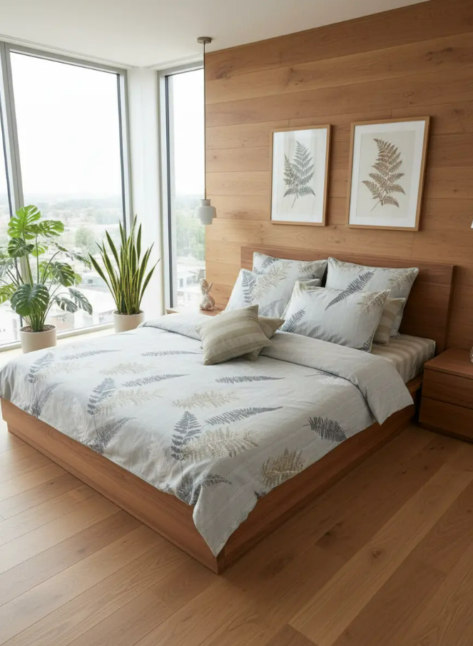 IV723 Cotton Comforter Set - Light Filling