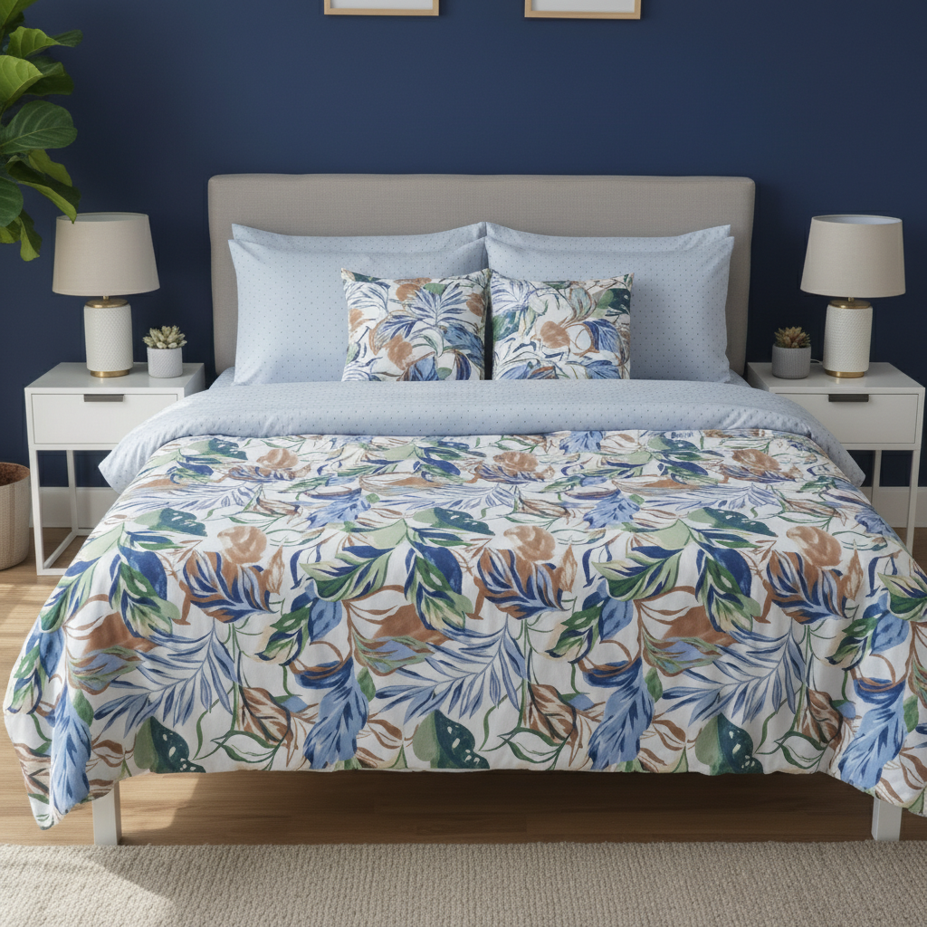 IV790 Cotton Comforter Set - Light Filling