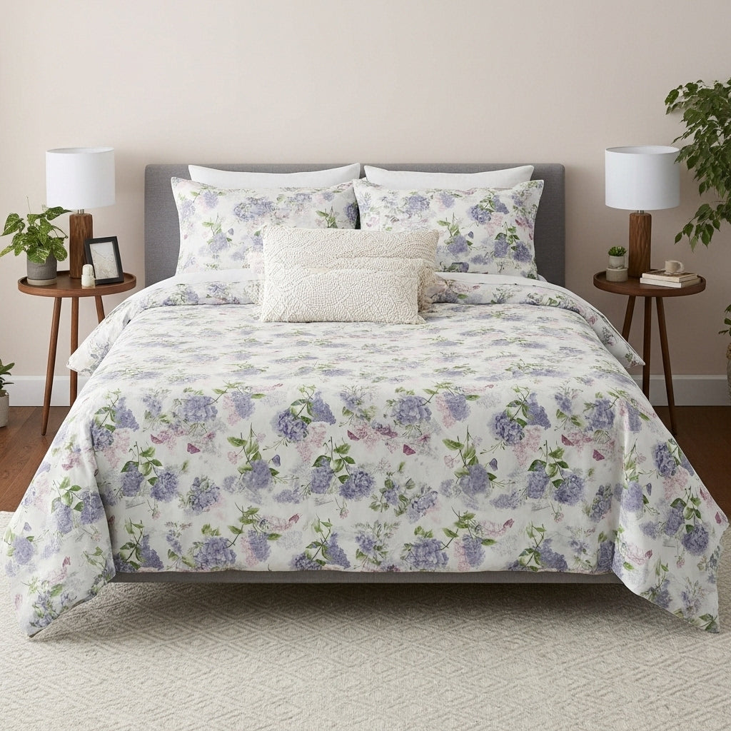 IV781 Cotton Duvet Cover Set - Without Filling