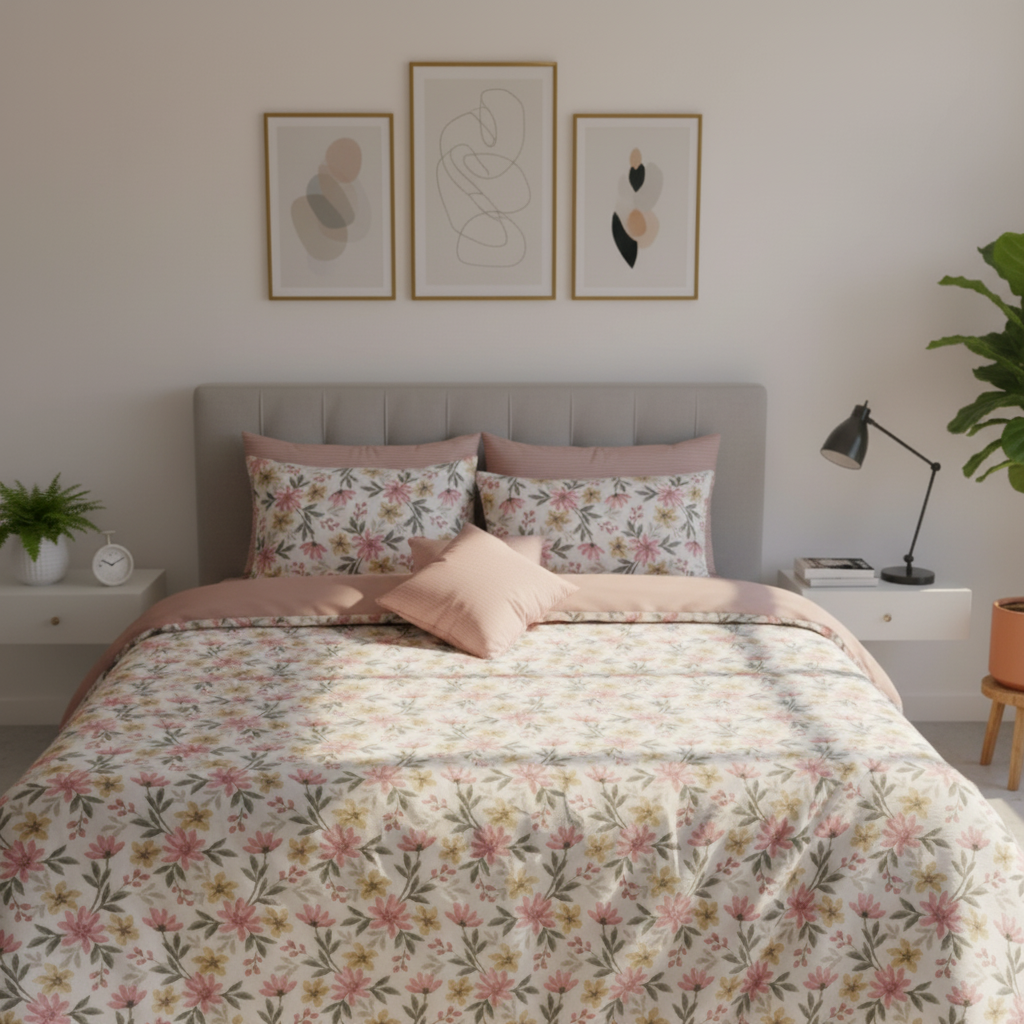 IV730 Cotton Duvet Cover Set - Without Filling