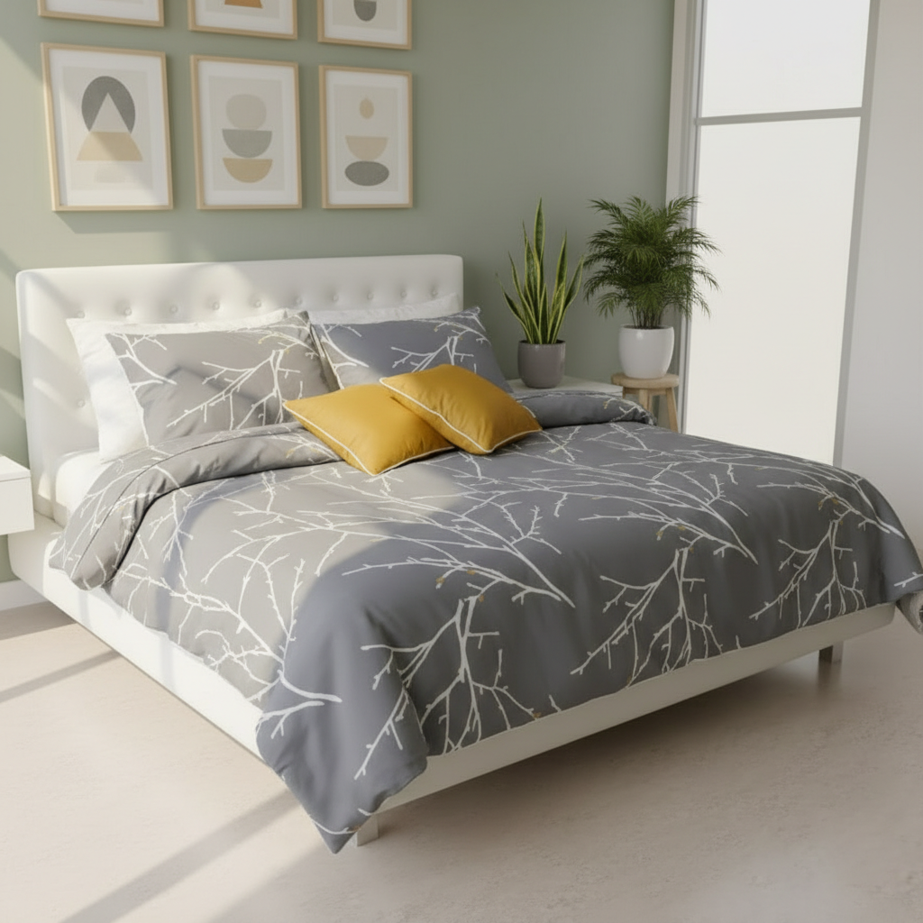 IV769 Cotton Comforter Set - Light Filling