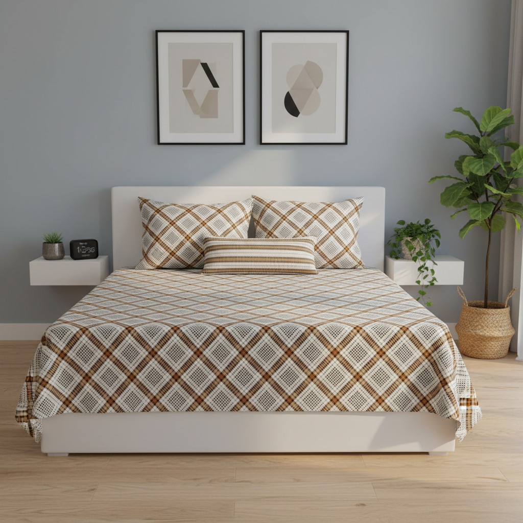 IVS009 Cotton Bed Sheet Set