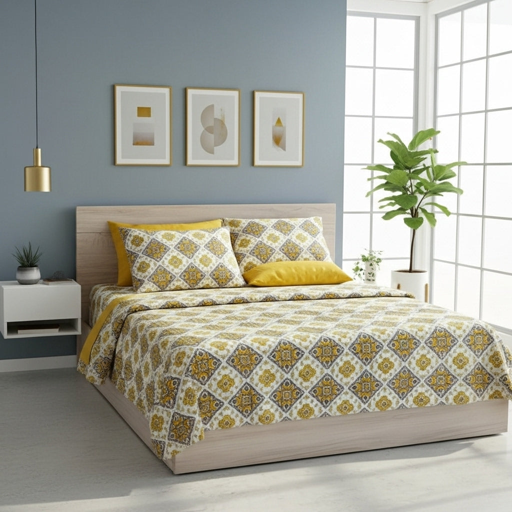 IVS002 Cotton Bed Sheet Set