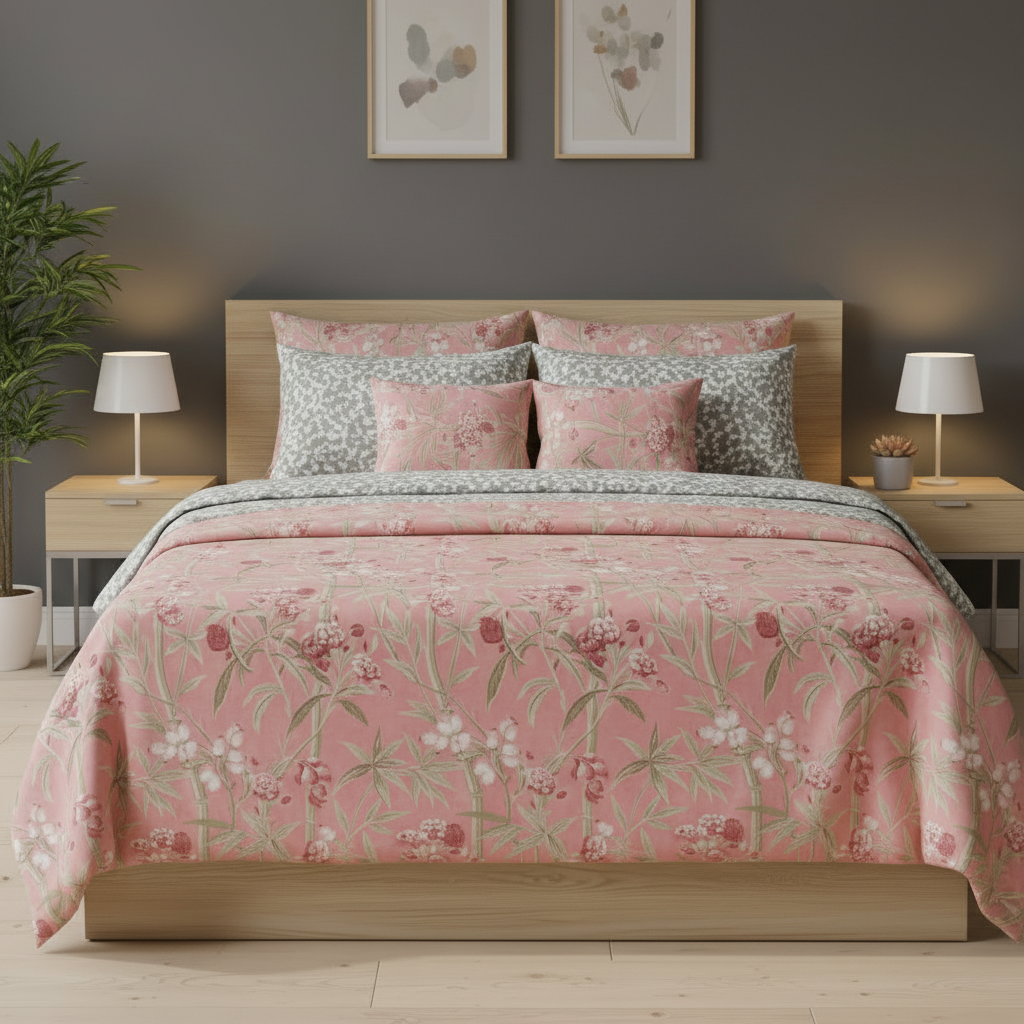IV797 Cotton Comforter Set - Light Filling