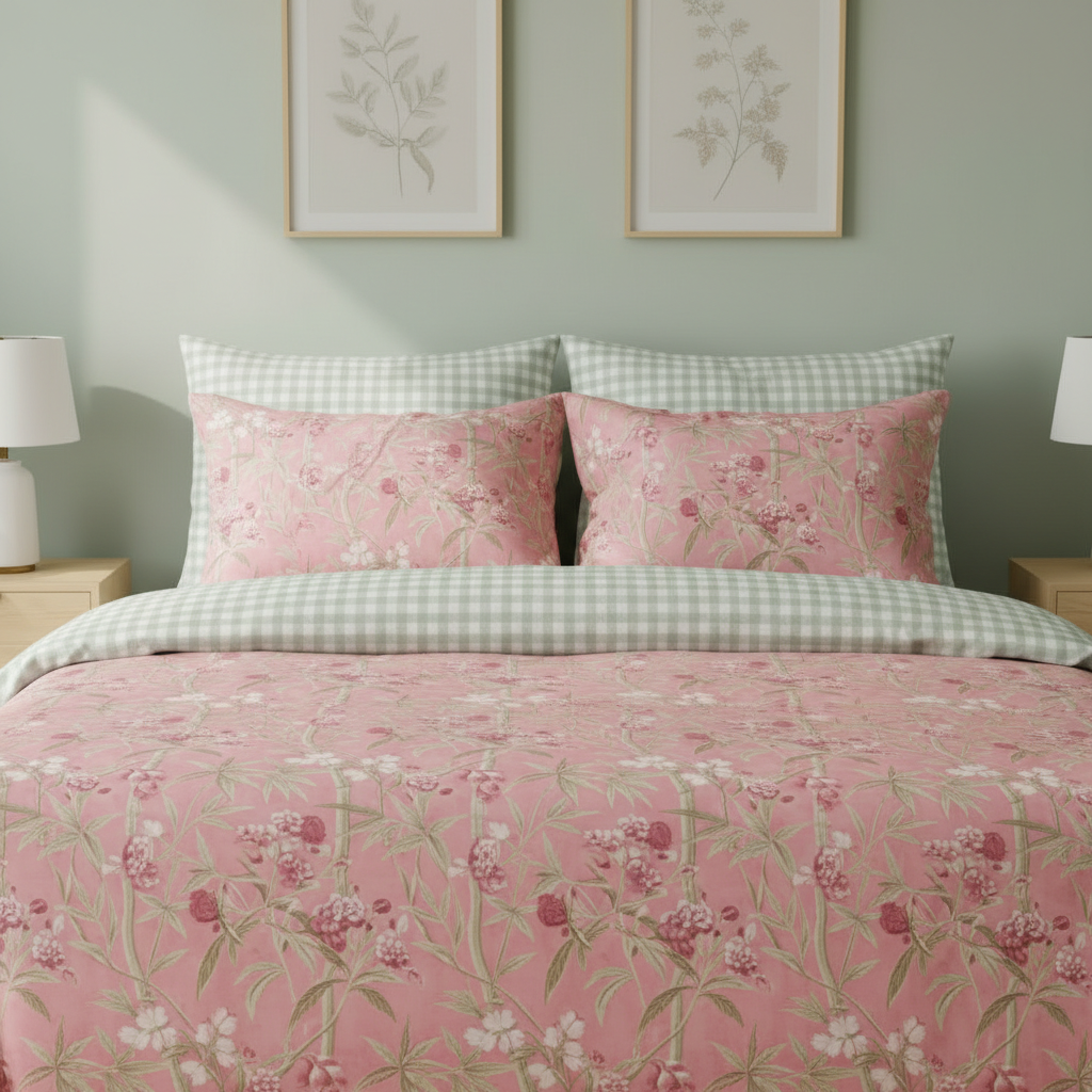 IV813 Cotton Comforter Set - Light Filling