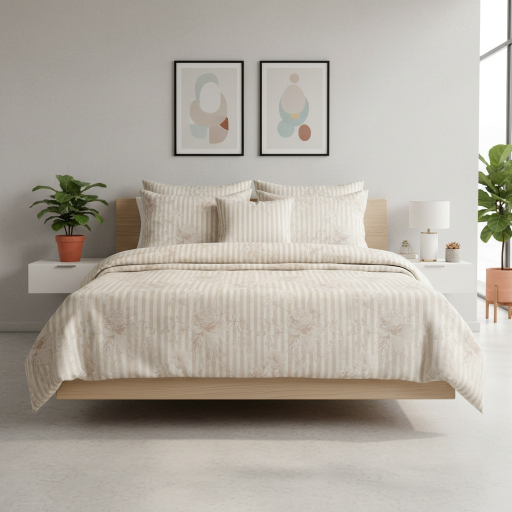 IV840 Cotton Comforter Set - Light Filling
