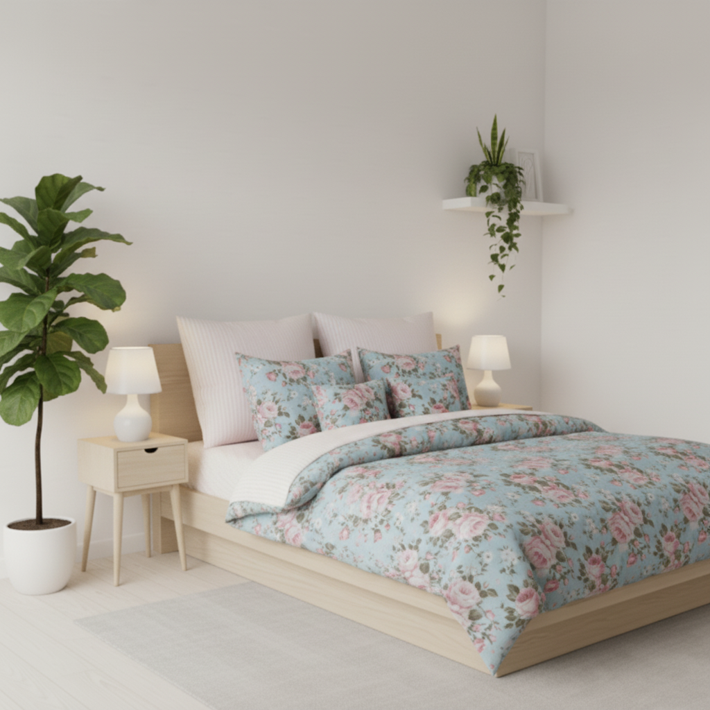 IV740 Cotton Duvet Cover Set - Without Filling