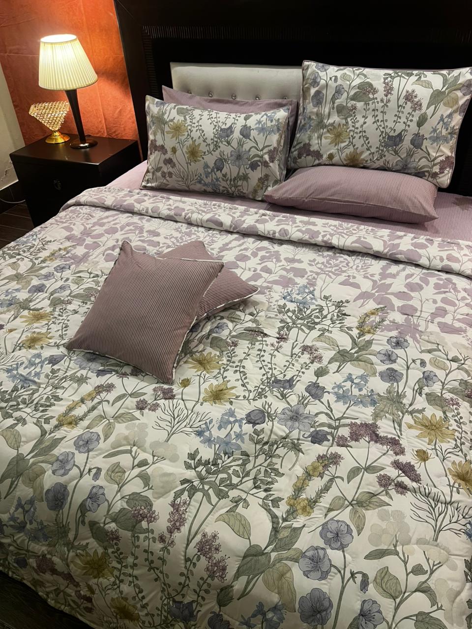 IV636 Cotton Duvet Cover Set - Without Filling