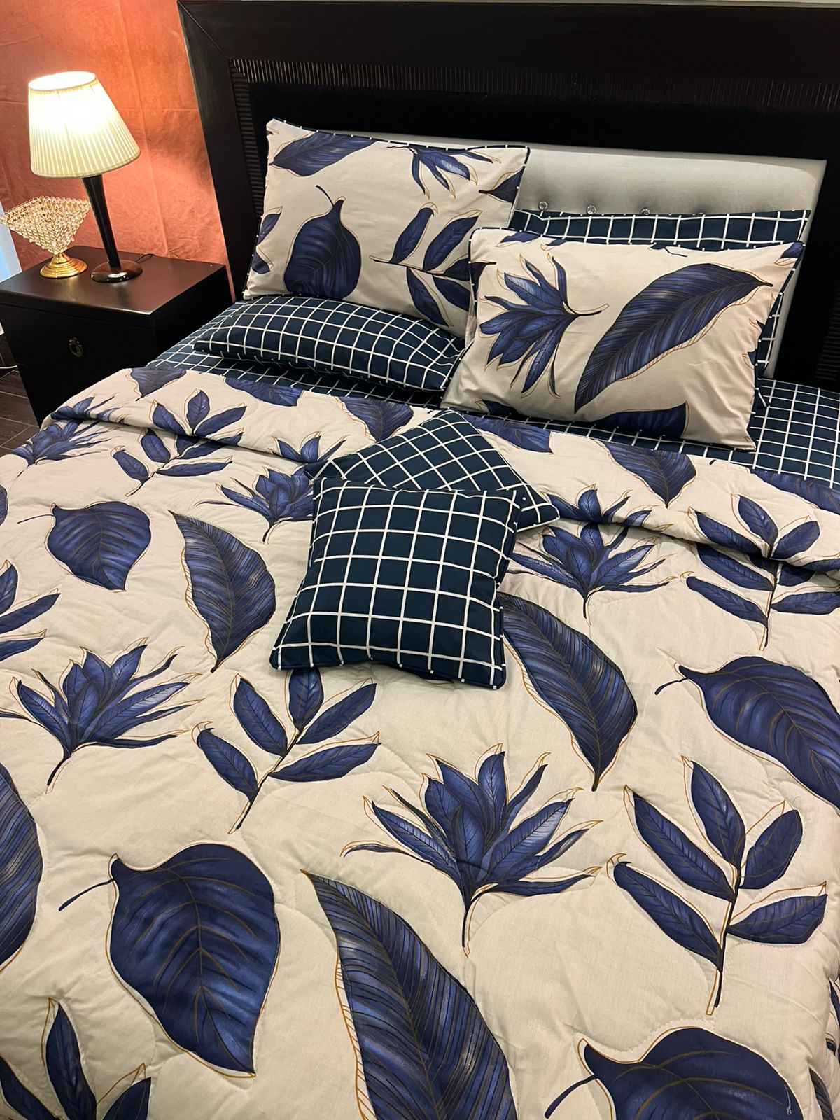 IV631 Cotton Comforter Set - Light Filling