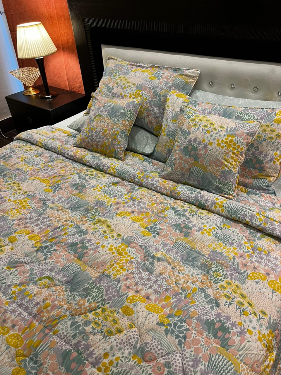 IV673 Cotton Comforter Set - Light Filling