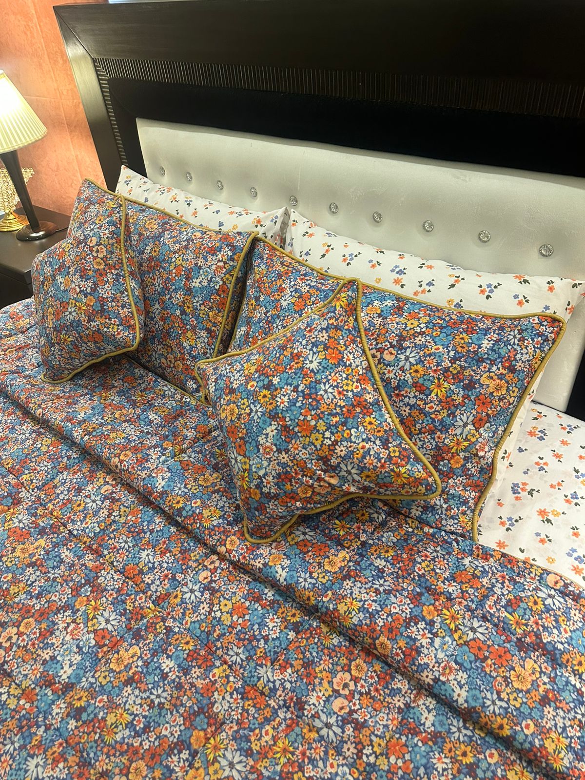 IV595 Cotton Comforter Set - Light Filling