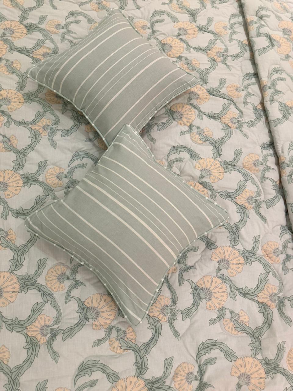 IV542 Cotton Comforter Set - Light Filling