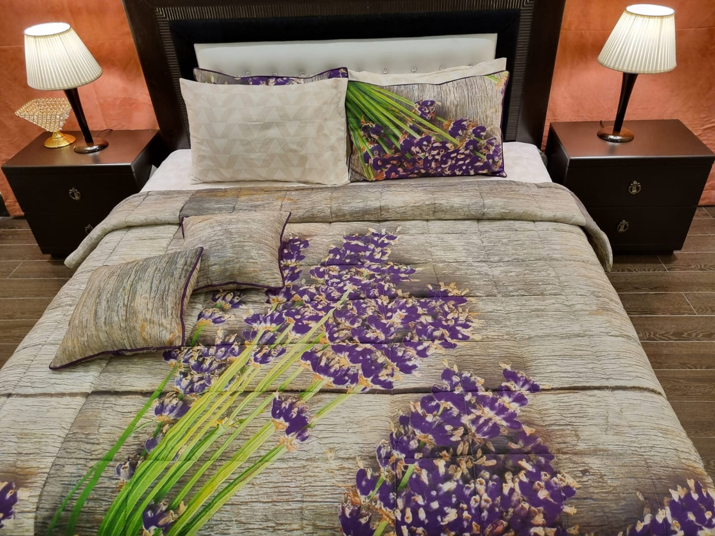 IV445 Cotton Duvet Cover Set - Without Filling