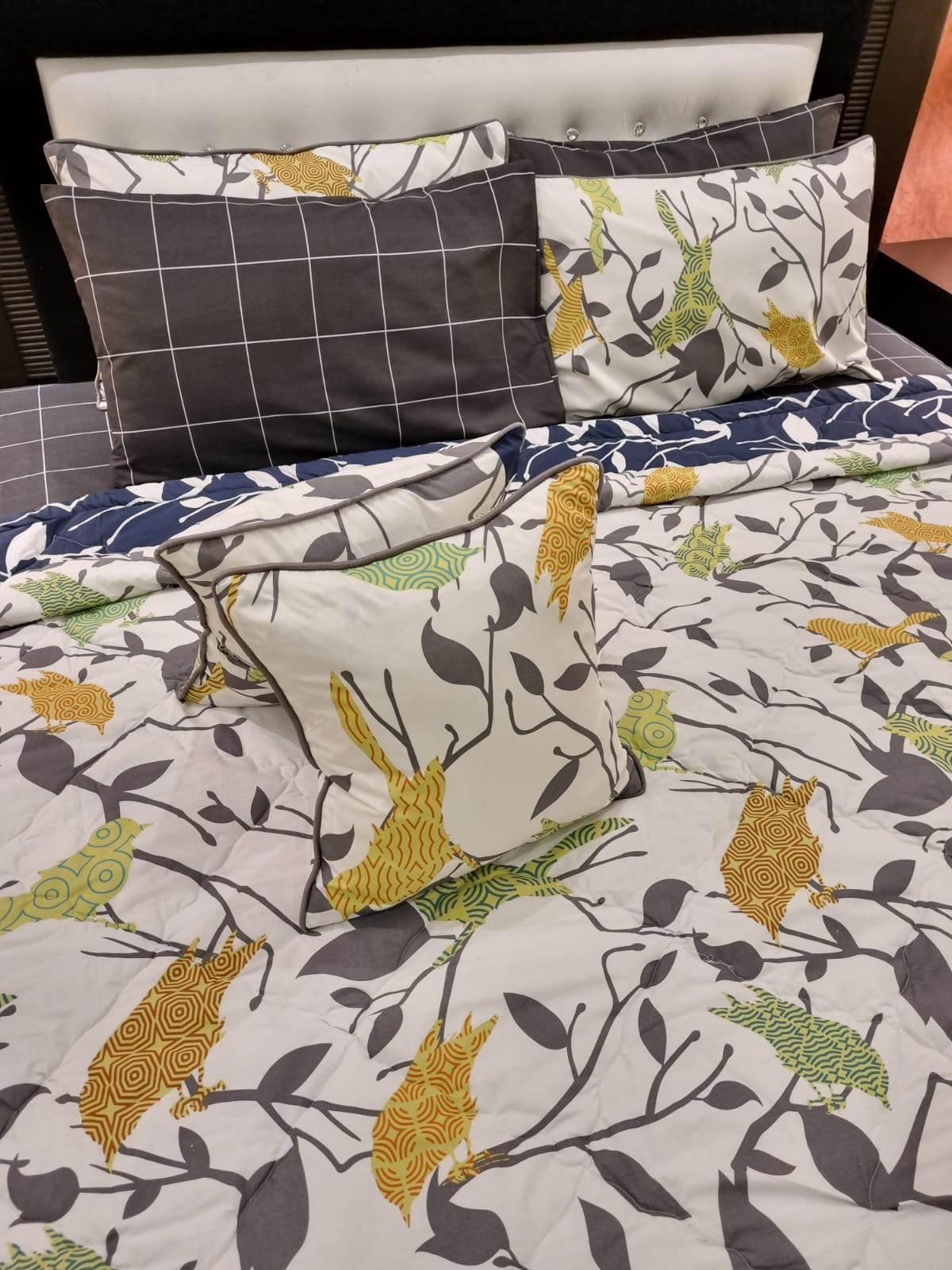 IV486 Cotton Comforter Set - Light Filling