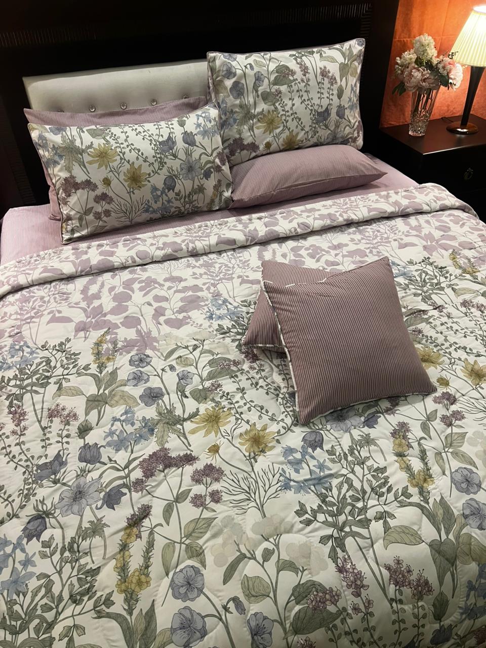 IV636 Cotton Duvet Cover Set - Without Filling