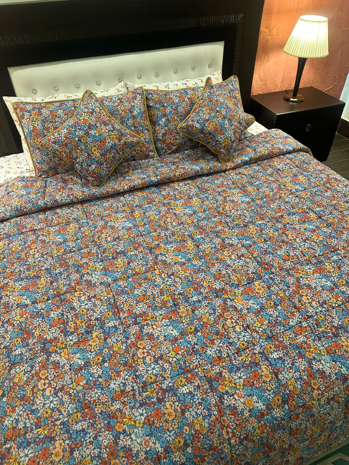 IV595 Cotton Comforter Set - Light Filling