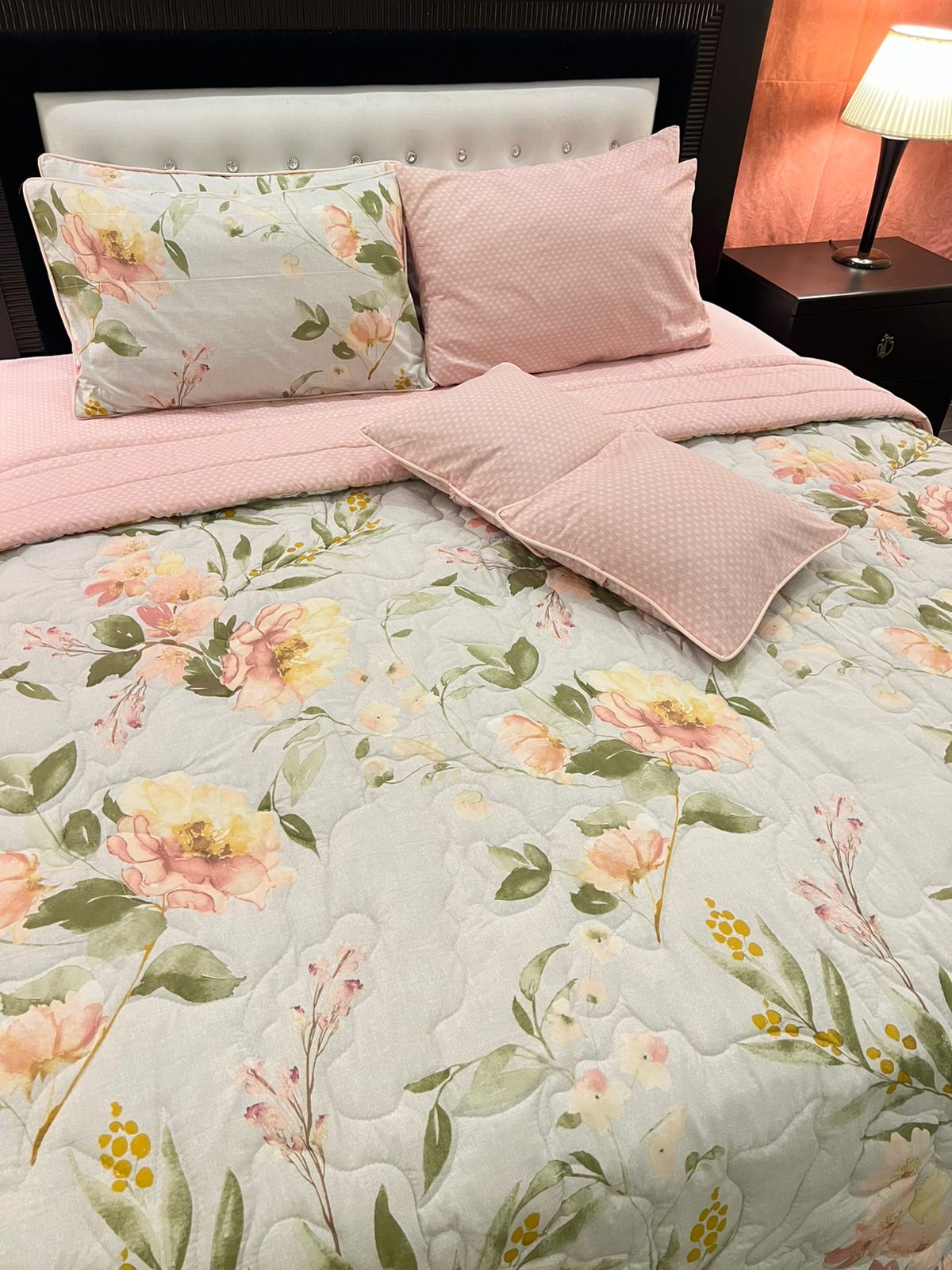IV576 Cotton Comforter Set - Light filling